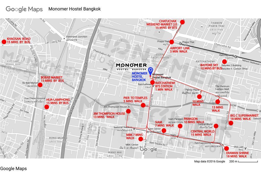 Monomer Hostel Bangkok Zewnętrze zdjęcie